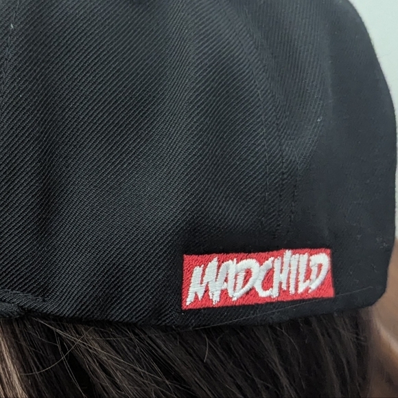 Black Dead Viking Skull Embroidered Snapback Hat Madchild OS - Picture 12 of 13